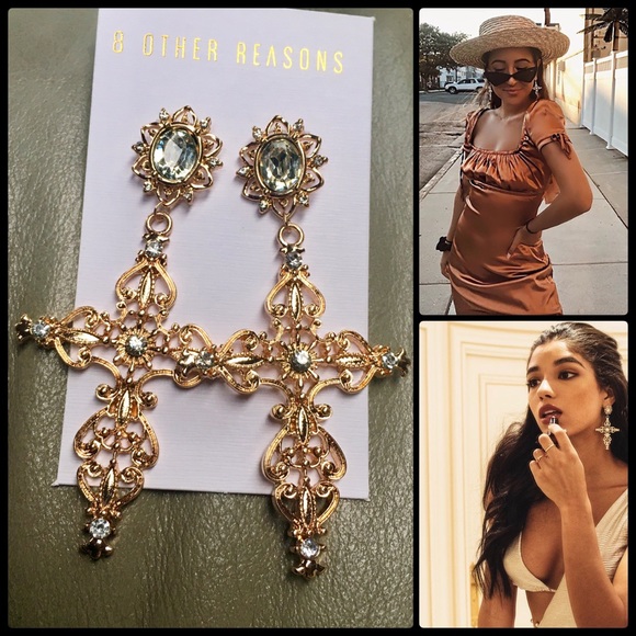 8 OTHER REASONS ✝️ Purity Earrings NWT - Picture 3 of 3